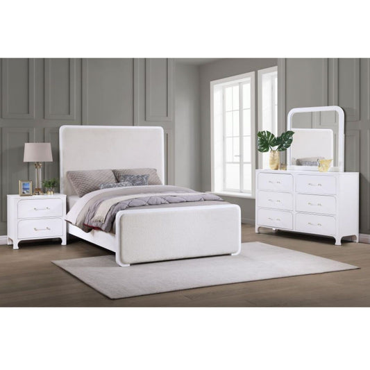 ANASTASIA 4-piece Boucle Upholstered Queen Bedroom Set