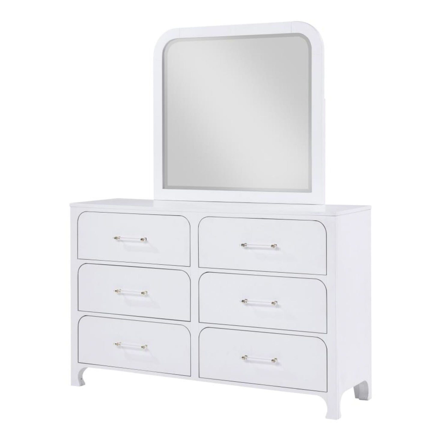 ANASTASIA 6-drawer Bedroom Dresser with Mirror