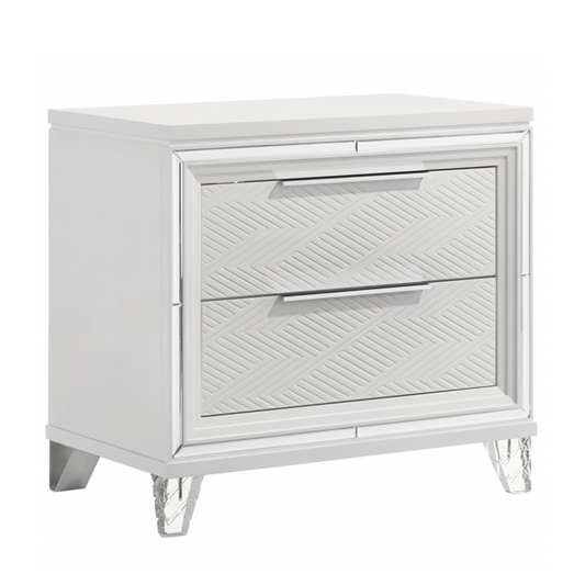 MARMORE 2-drawer Nightstand Bedside Table