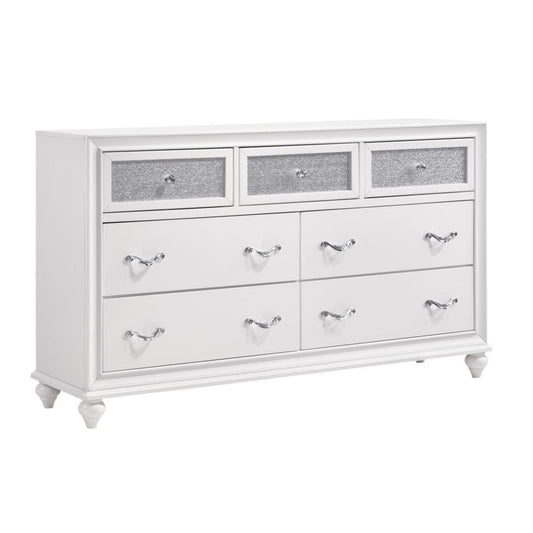 BARZINI 7-drawer Dresser White