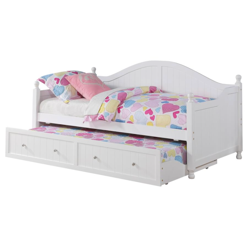JULIEANN Wood Twin Daybed with Trundle