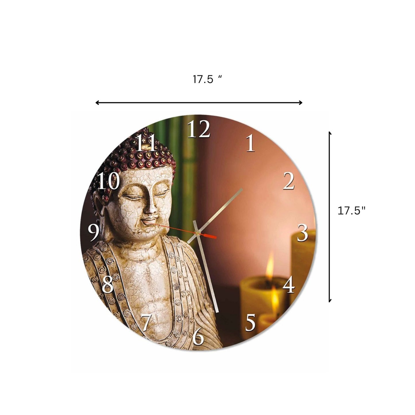 Buddha Round Wall Clock