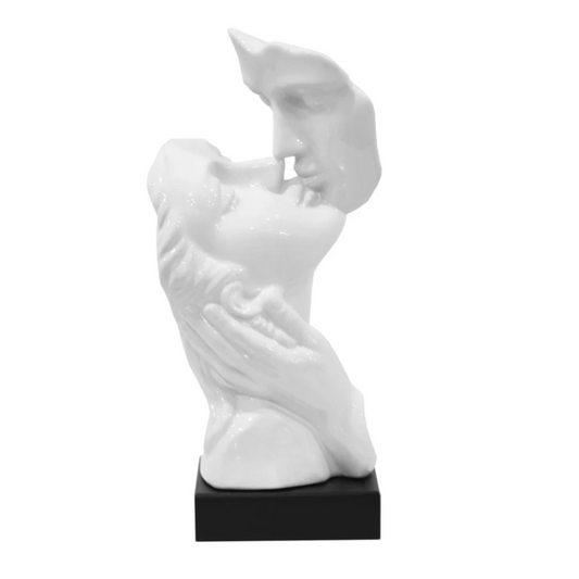 TYLA Kissing Faces Sculpture White