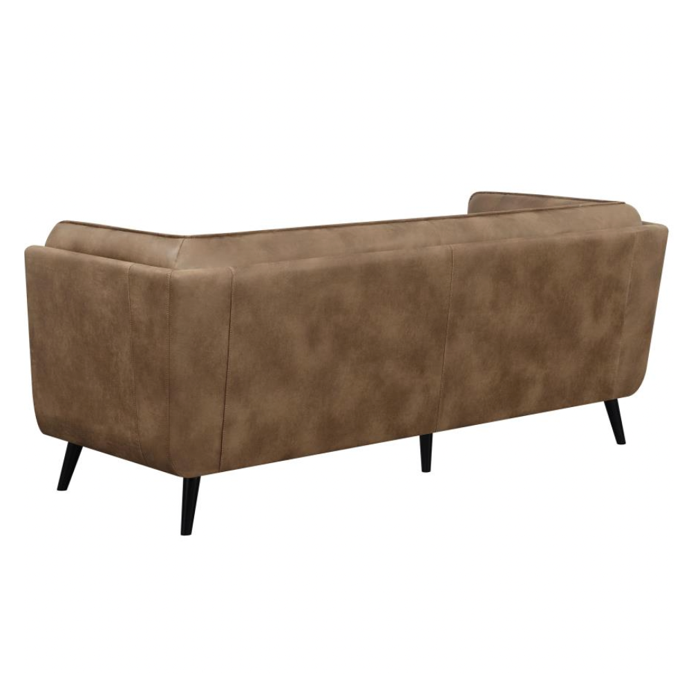 THATCHER Upholstered Tuxedo Arm Tufted Sofa