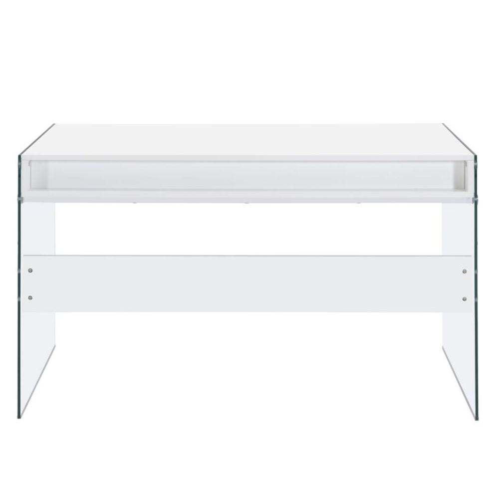 DOBREV 2-drawer Writing Desk White