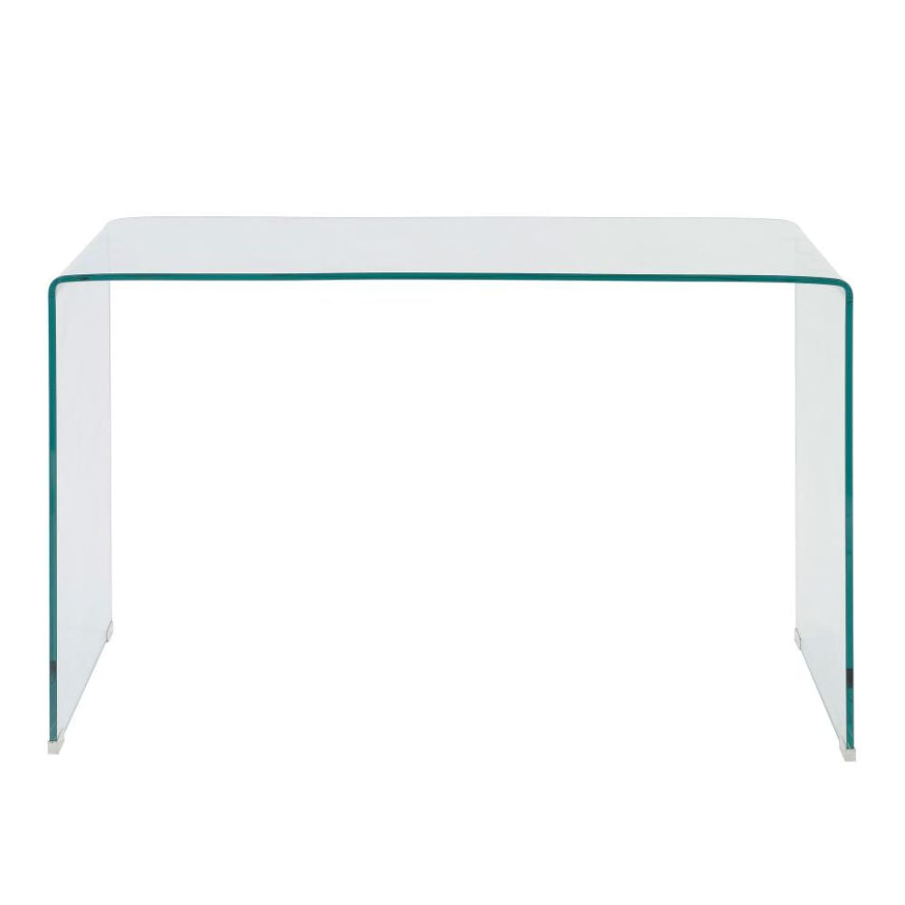 RIPLEY Tempered Bent Glass Writing Desk