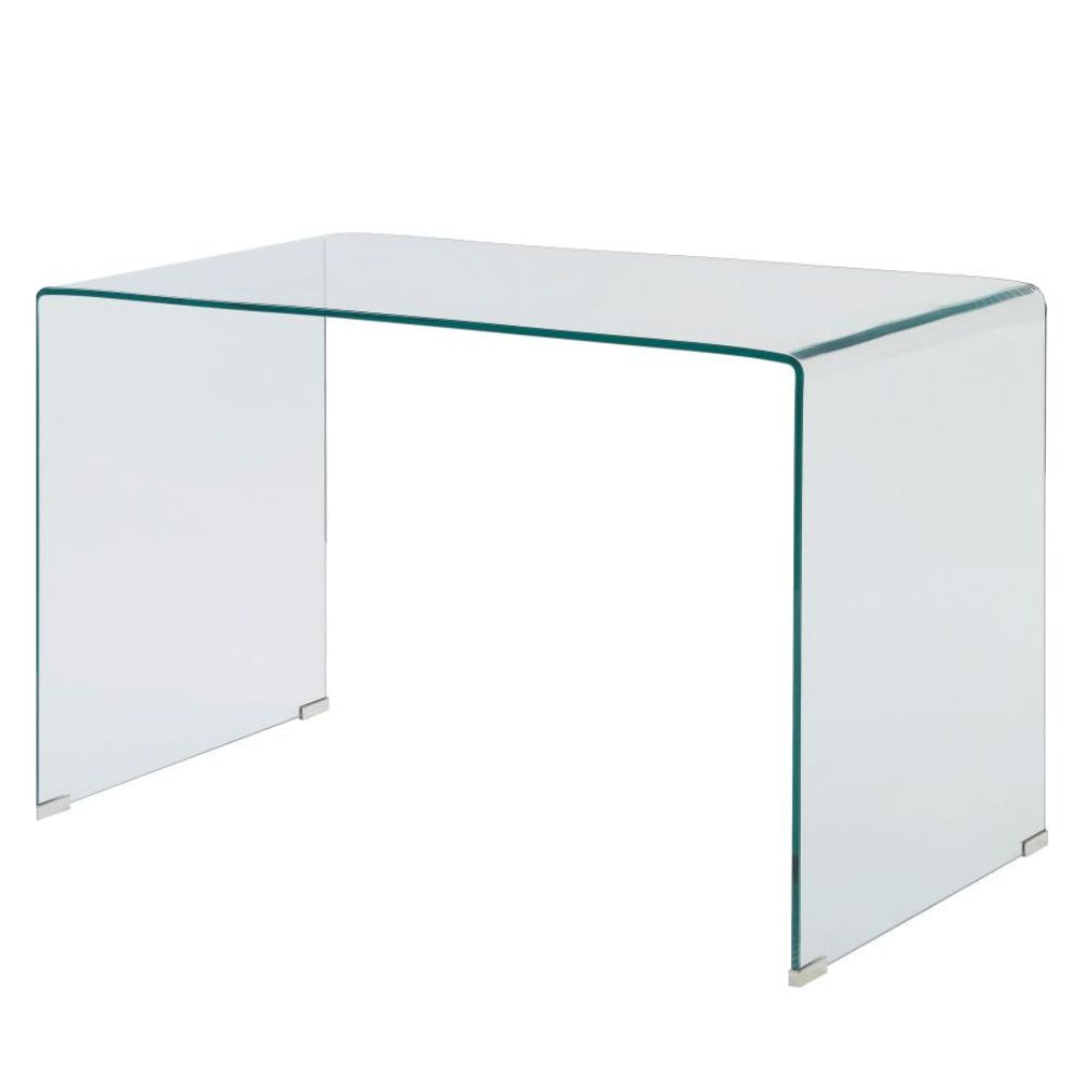 RIPLEY Tempered Bent Glass Writing Desk