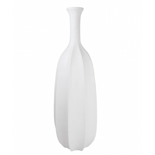 ELLA 32" Floor Vase Planter White