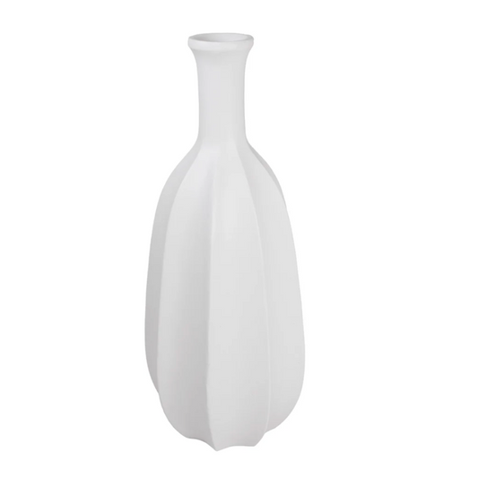 ELLA 48" Floor Vase Planter White