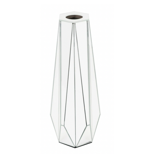 WAYLON Mirror Glass Tabletop Vase