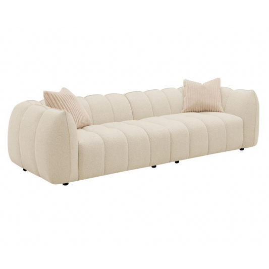 WINCHESTER Boucle Upholstered Extra Long Sofa