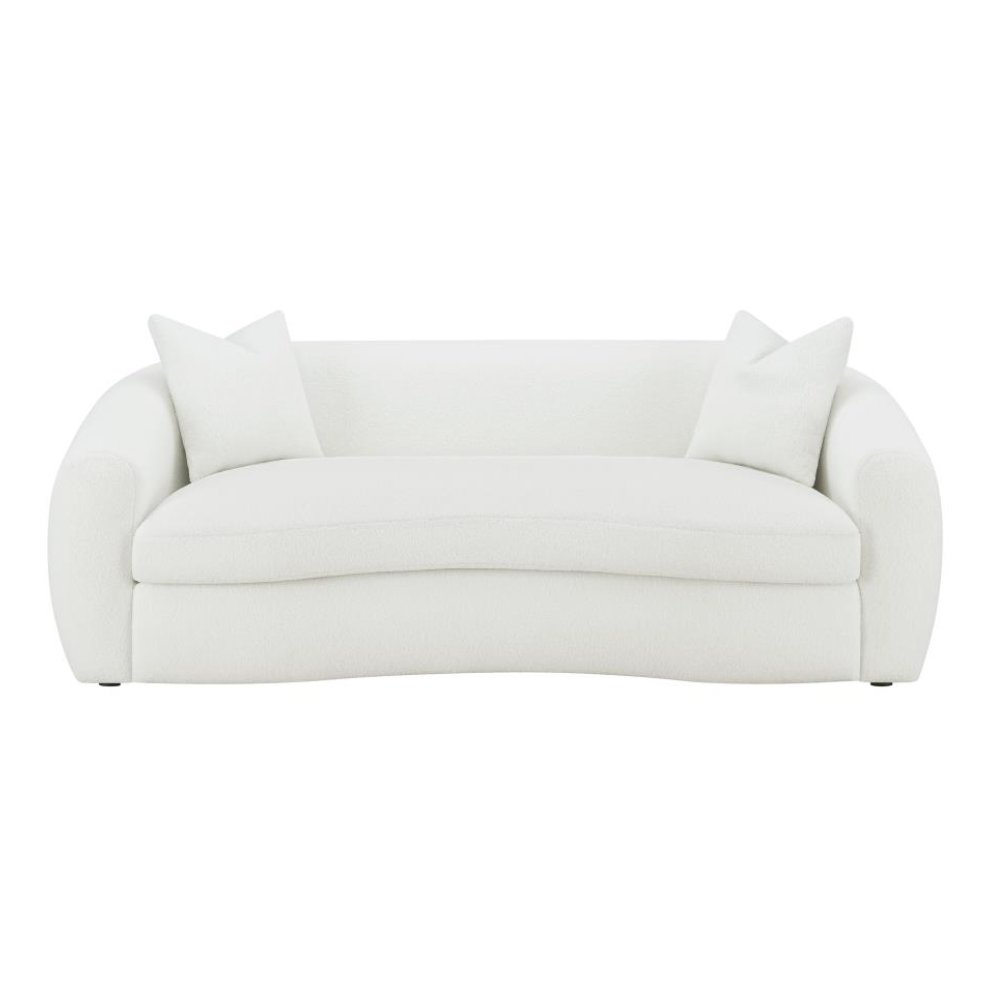 ISABELLA Faux Sheepskin Upholstered Sofa