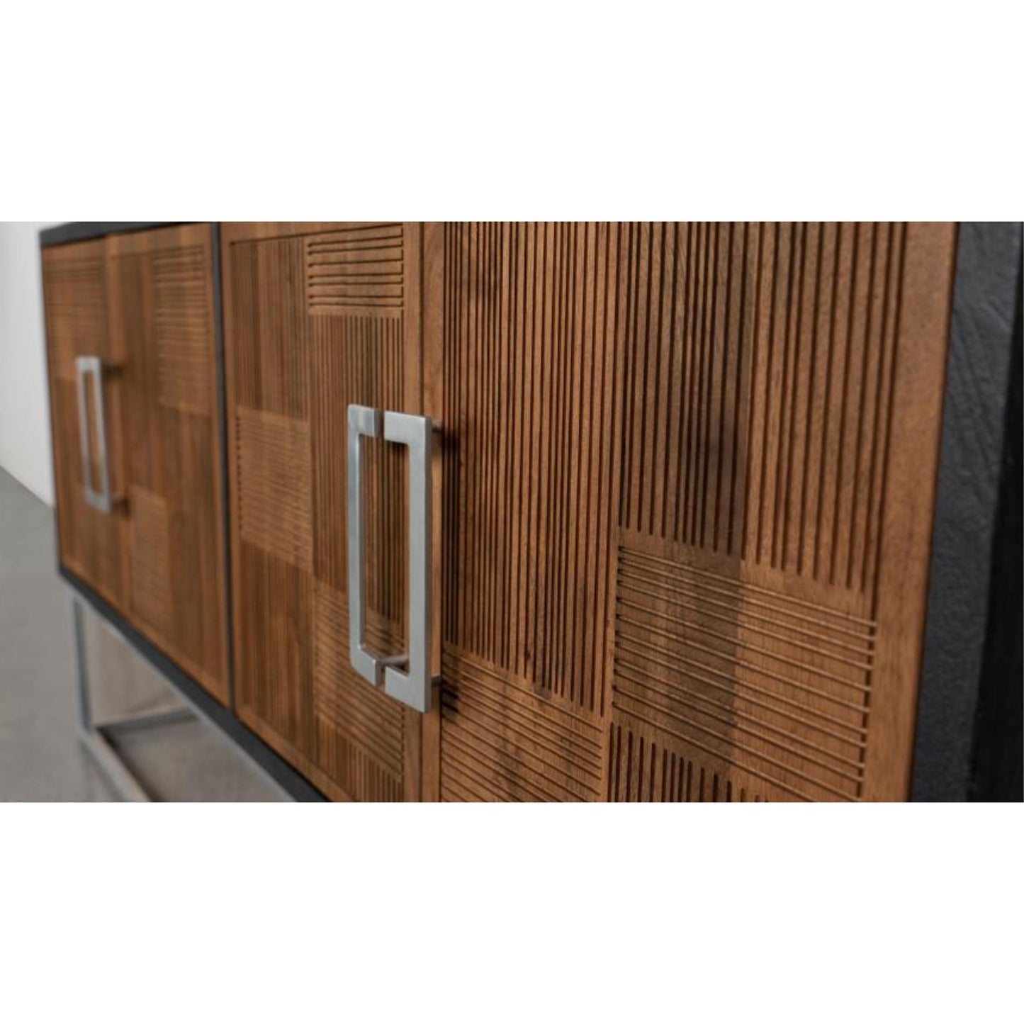 BORMAN 4-door Wooden Accent Cabinet