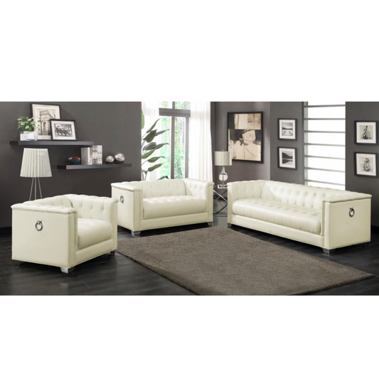 CHAVIANO 3-piece Upholstered Track Arm Sofa Set