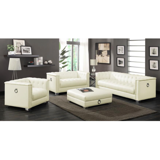 CHAVIANO 4-piece Upholstered Track Arm Sofa Set