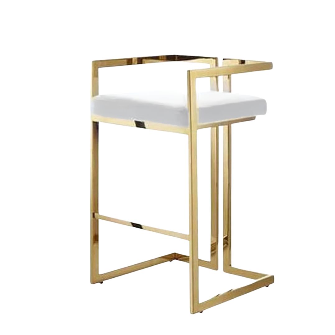 TURIN Gold Counter Stool