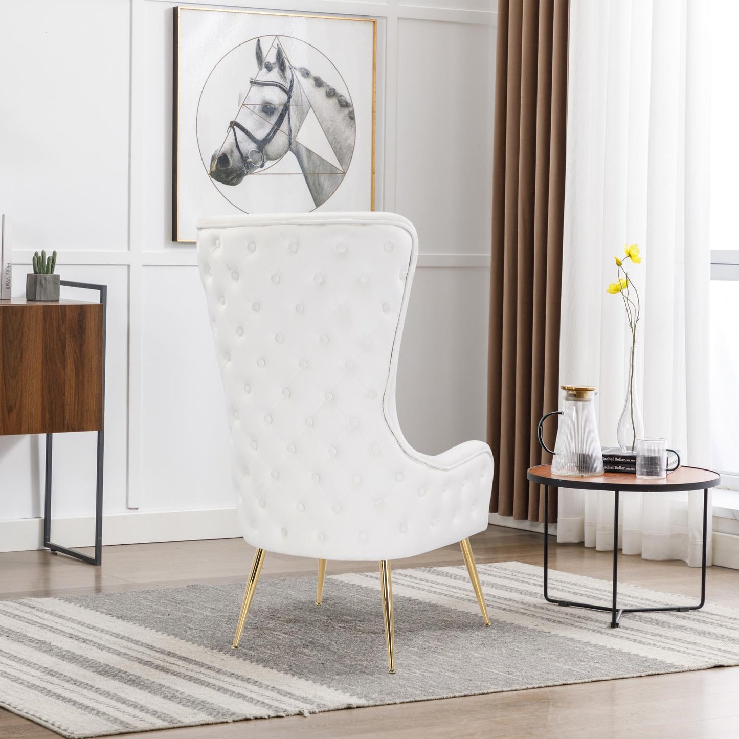 WINTER White Accent Chair