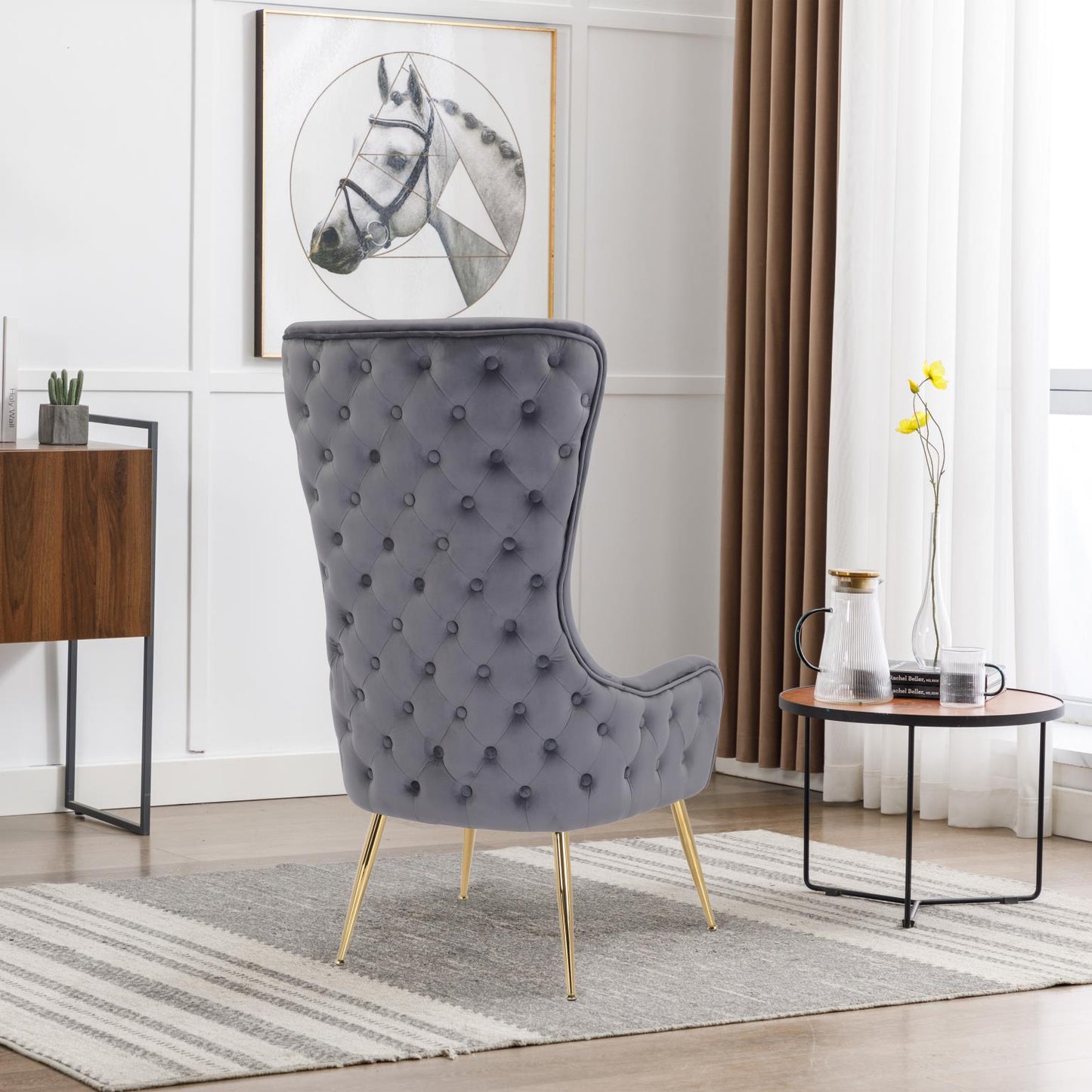WINTER Grey Accent Chair