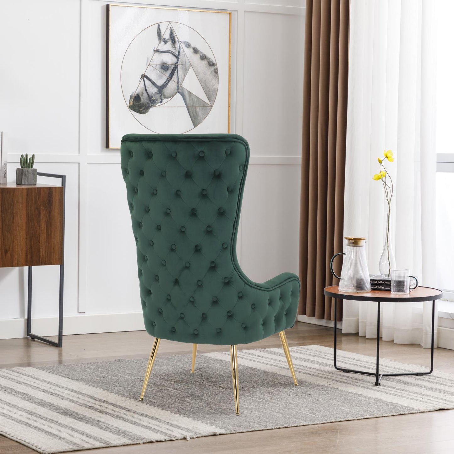 WINTER Green Accent Chair