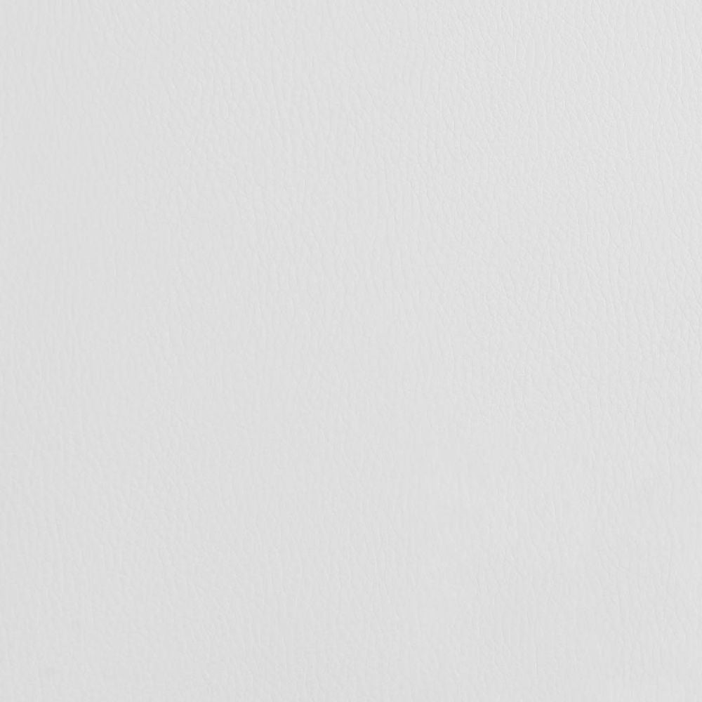 EDENTON Upholstered Adjustable Bar Stool White (Set of 2)