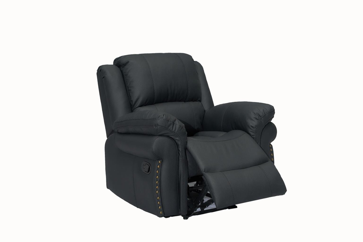 CESAR 1 Seater Reclining Chair Black