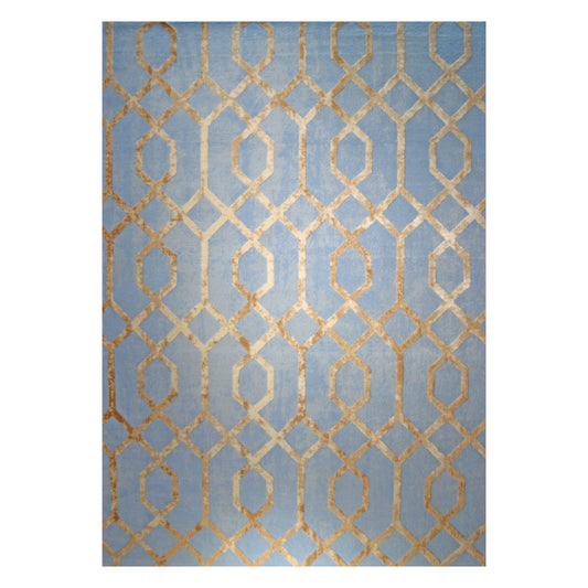 BLAKE Golden Ripple Blue Rug
