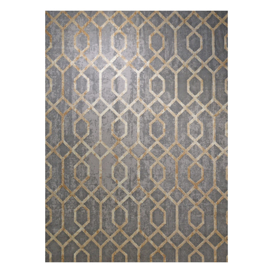 COLE Golden Ripple Gray Rug
