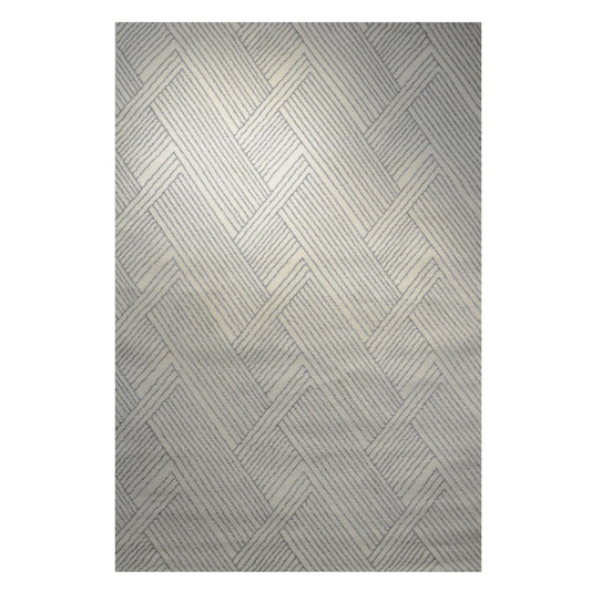 ANARA White Craze Rug 8"