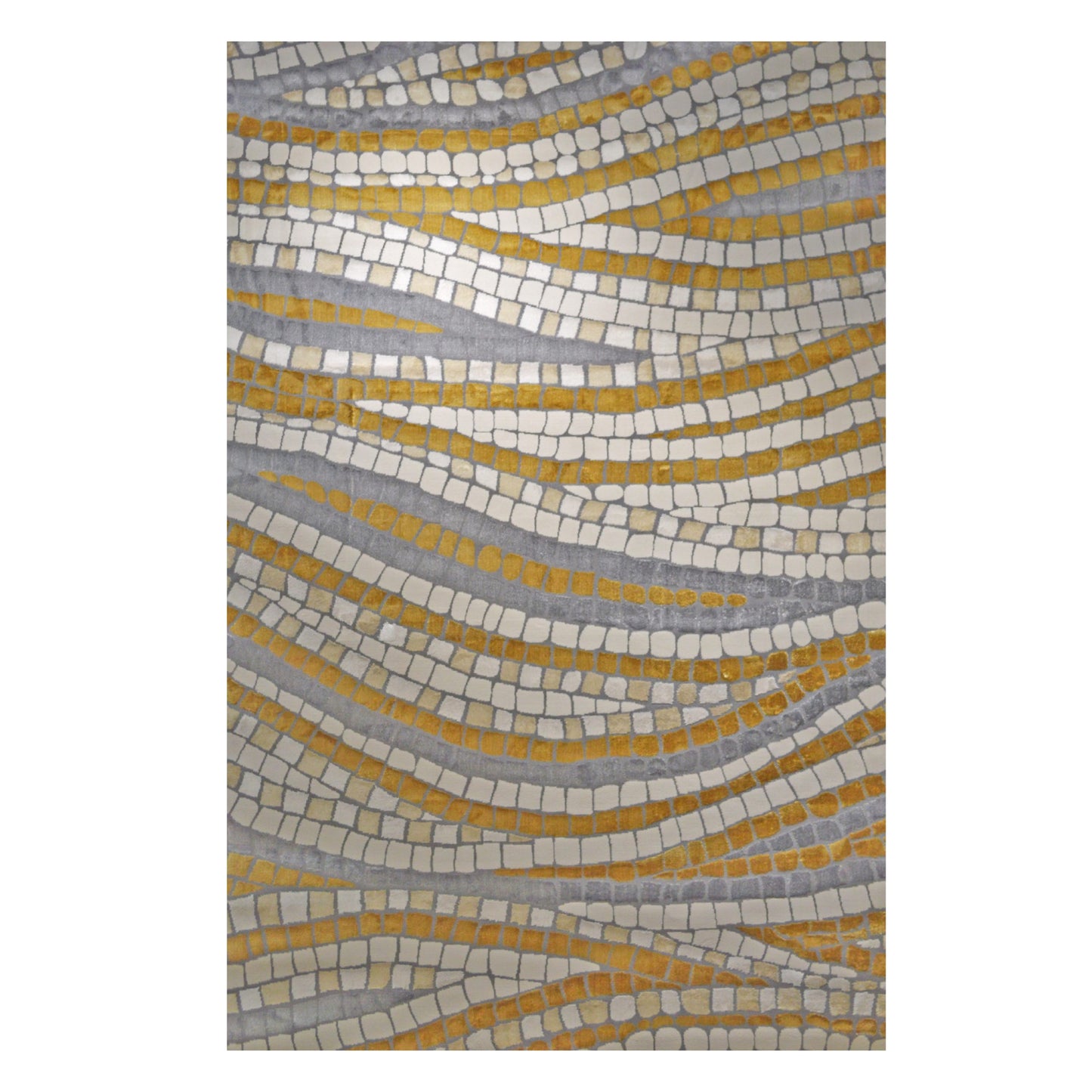 MEADOW Gold Mosaic Rug