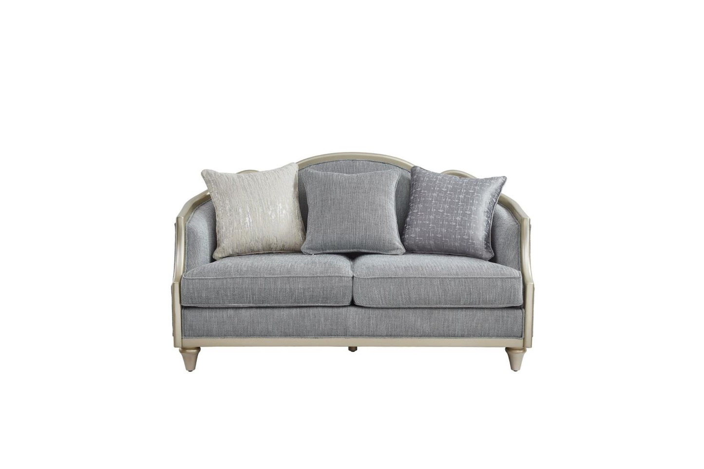 AMIRI Upholstered Loveseat Grey