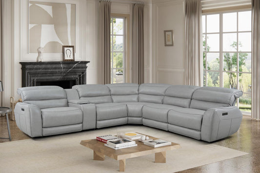 MARCO Recliner Sectional Sofa Grey