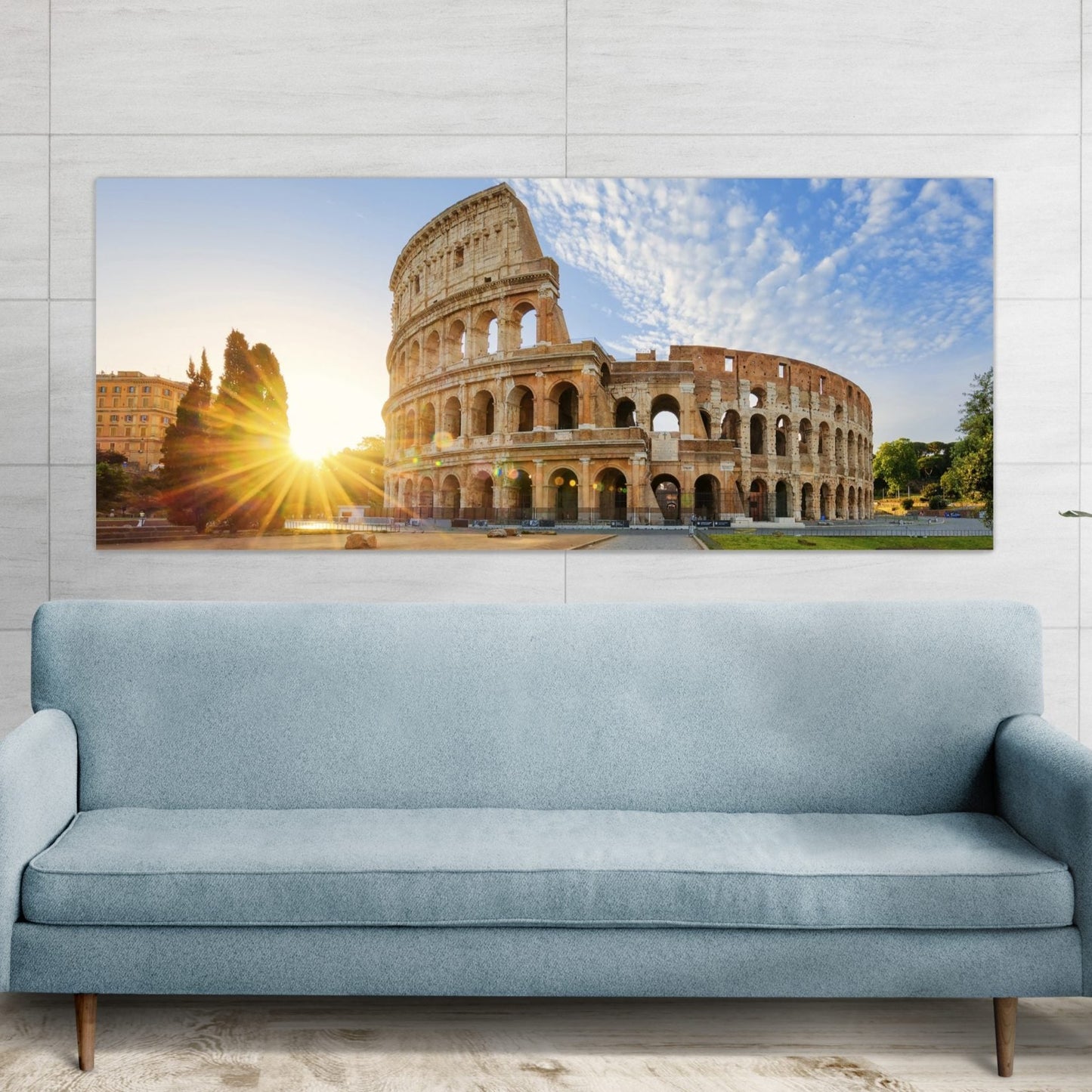 ROME Majestic Colosseum At Sunrise Wall Art Print