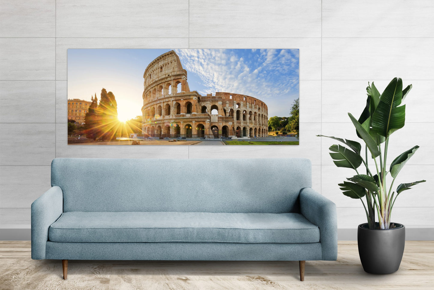 ROME Majestic Colosseum At Sunrise Wall Art Print