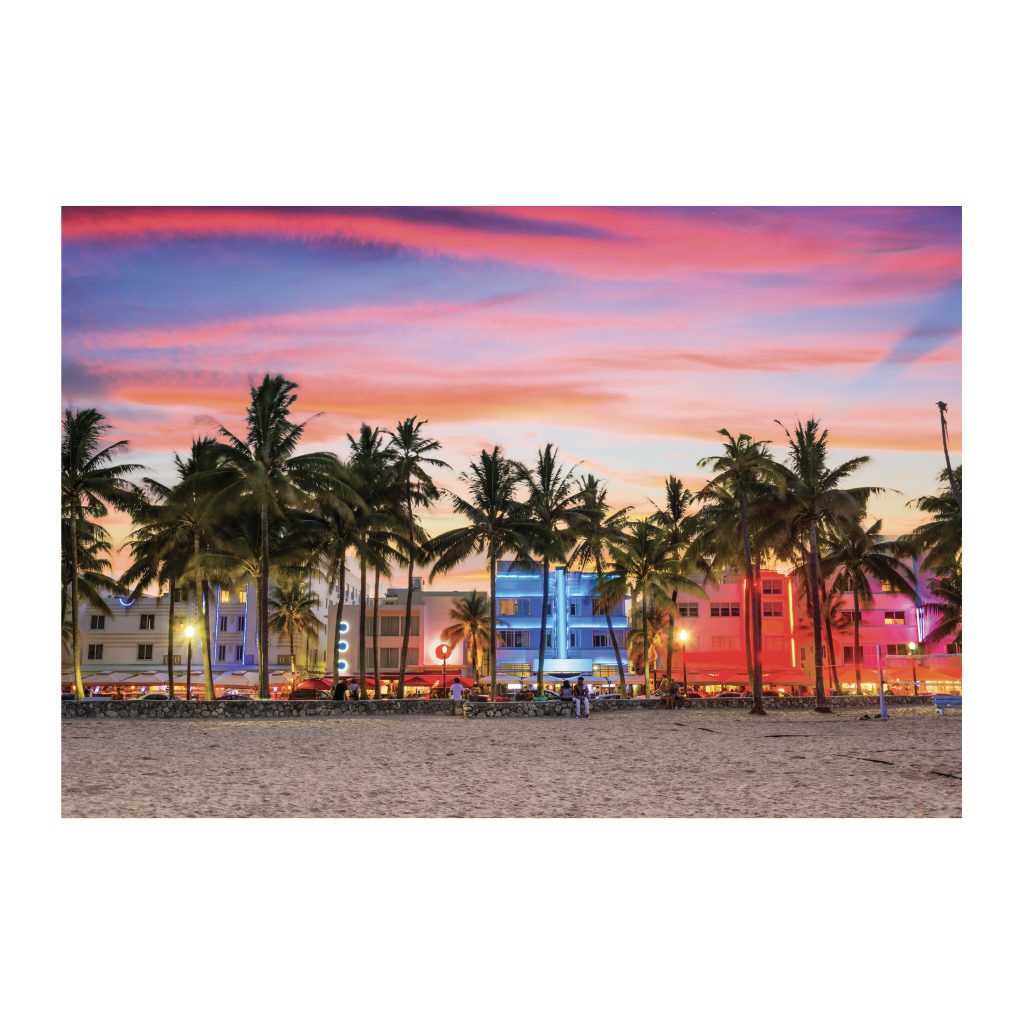DECO Miami Beach's Ocean Drive Modern Wall Art