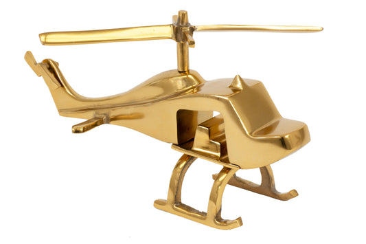 ETHAN Tabletop Helicopter Sculpture Gold