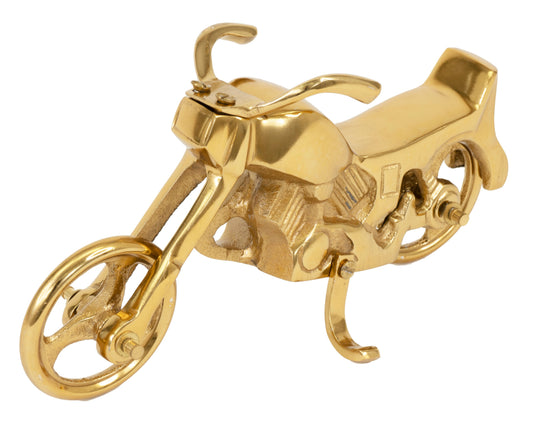 RYAN Motorcycle Tabletop Sculpture Gold