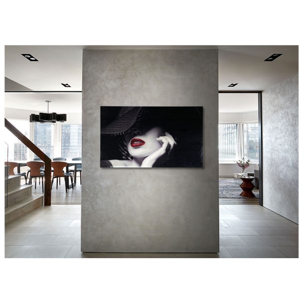 RETRO Lady Portrait Modern Wall Art