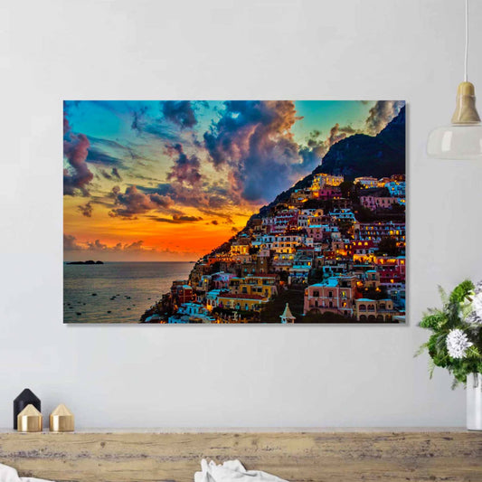 SORRENTO Amalfi Coastline Splendor Modern Wall Art