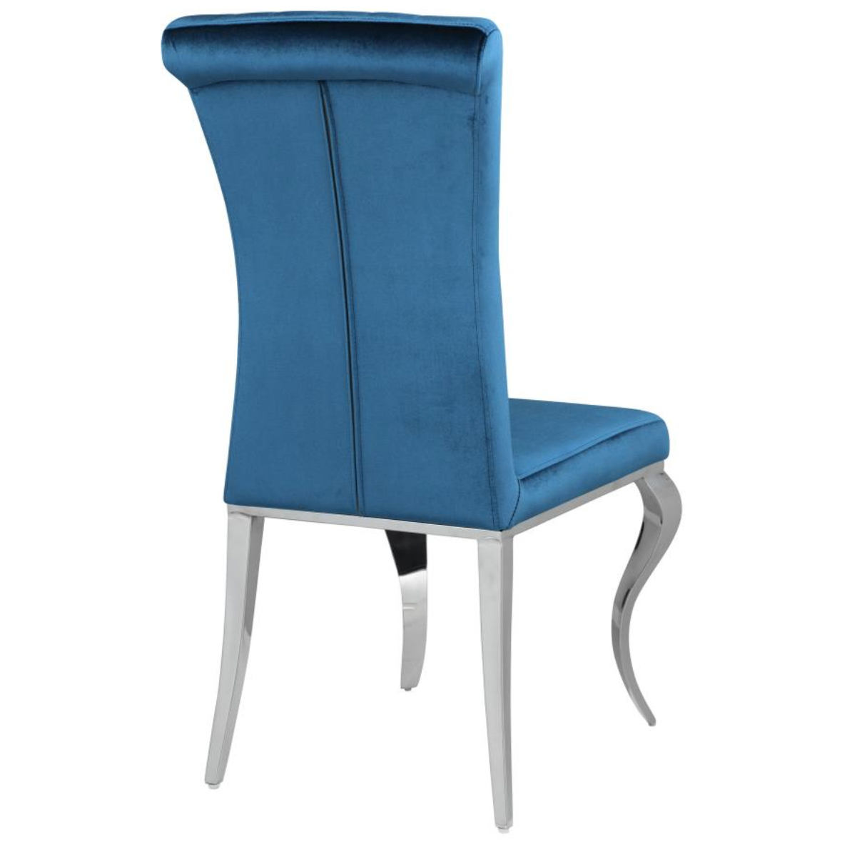 CARONE Upholstered Side Chairs Teal
