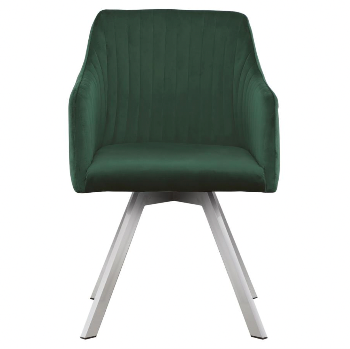 VEENA 5-piece Round Dining Set with Swivel Chairs