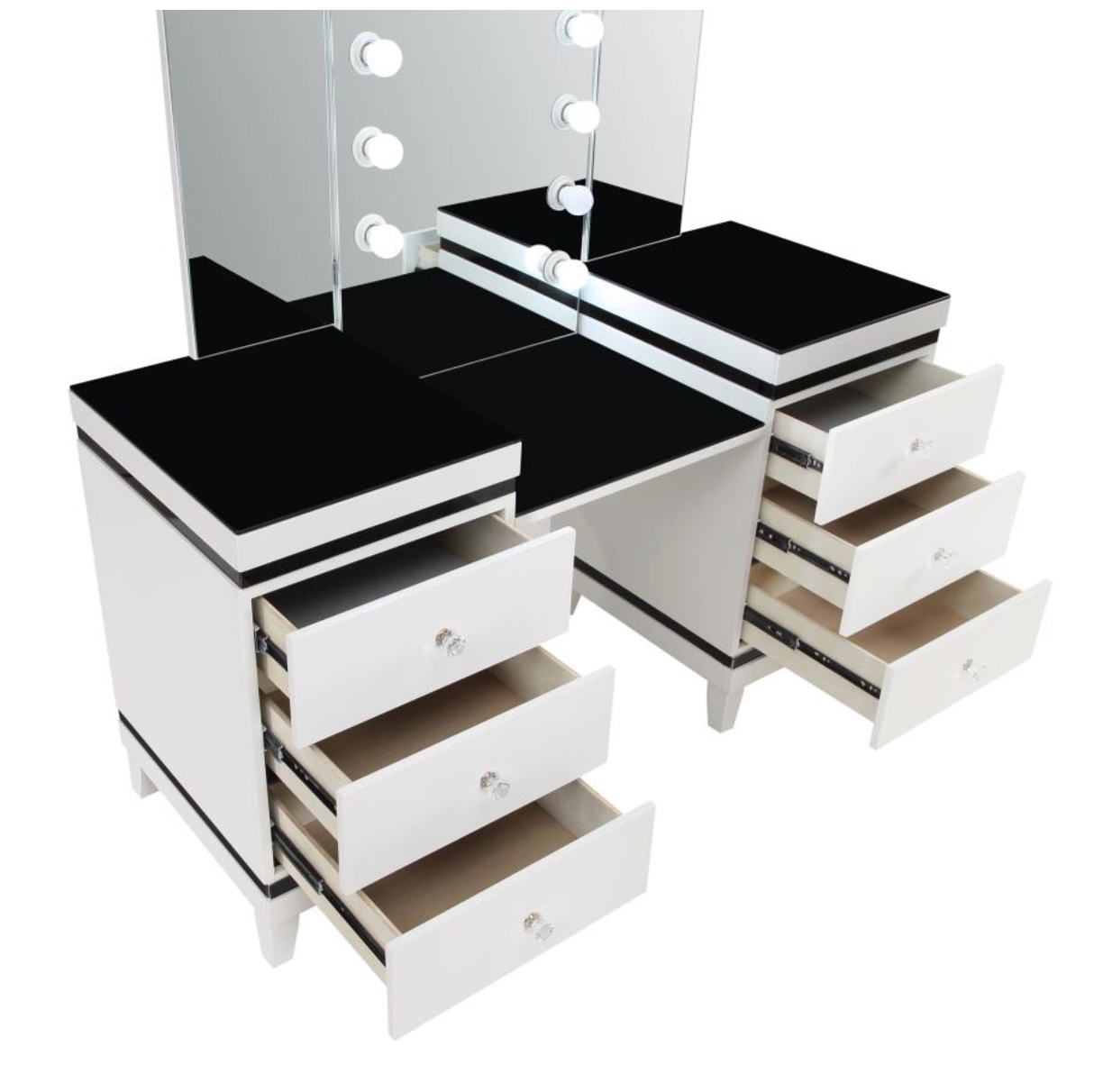 TALEI 6-drawer Vanity Set with Lighting