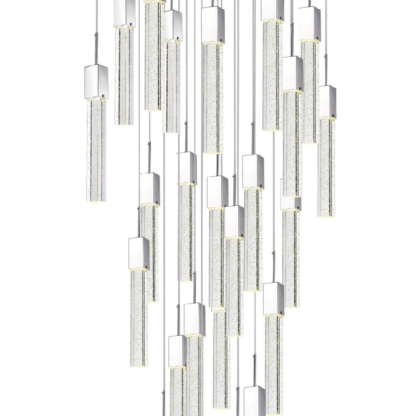 RENNA Sparkling Night Chandelier Vertical XL 25 Light