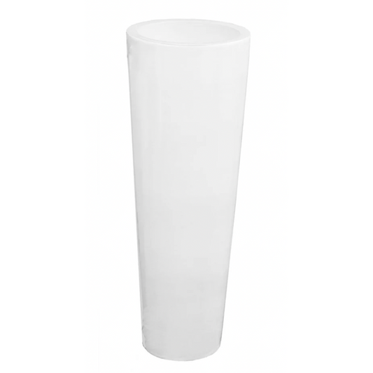 DARIA 36" White Floor Vase Planters