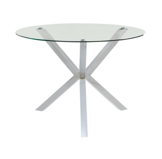Vance Glass Top Round Table C-120760