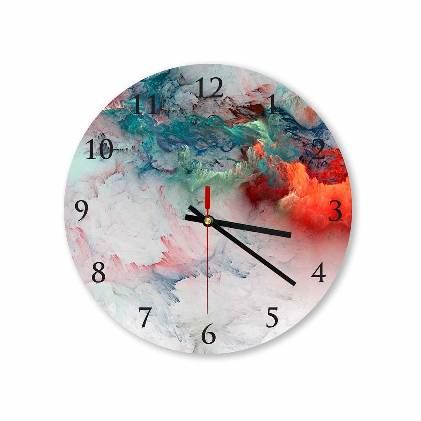 Abstract  Round Wall Clock