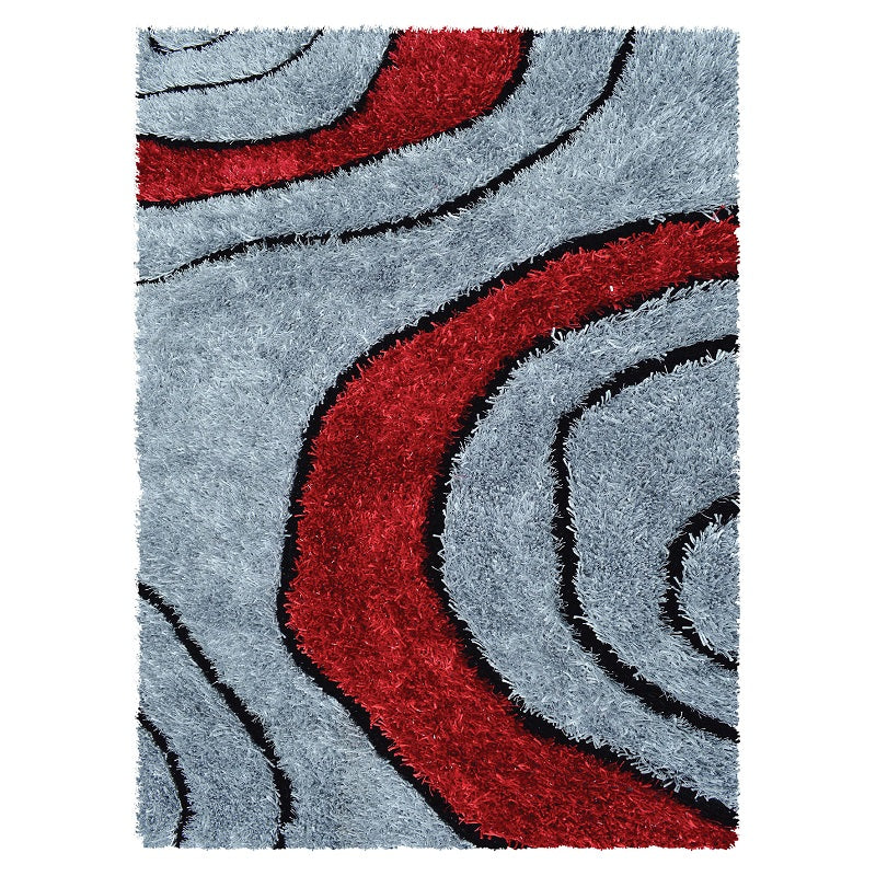 In Motion Abstract Design Shaggy Rug