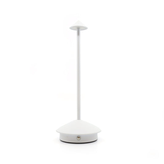 NEXADA Shade Crest Rechargeable Table Lamp White