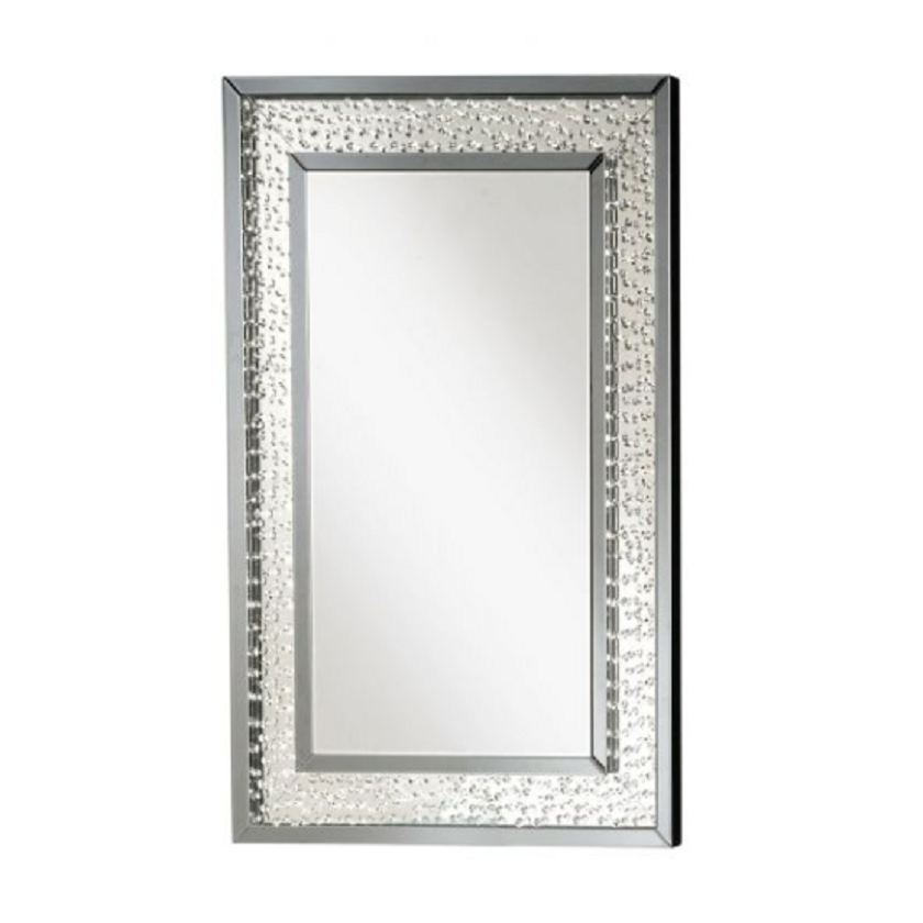 NYSA Rectangular Mirror with Diamonds