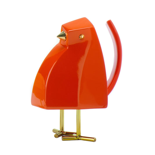SIREN Bird Sculpture Orange