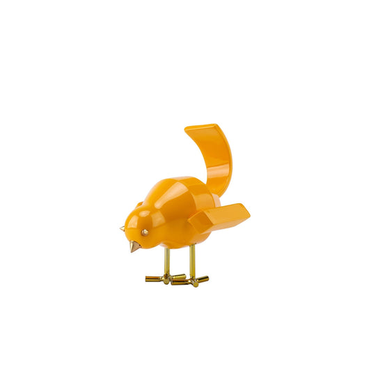 SIREN Bird Sculpture Yellow